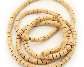 Coconut beads tiger 3-4 mm heishi 1 XL strand brown beads coco beads natural beads heishi beads spacer beads eco friendly 3 mm beads