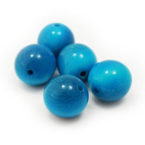 1 Tagua nuez Aqua dos caras aplanada 42mm 1 unidades Tagua Nut