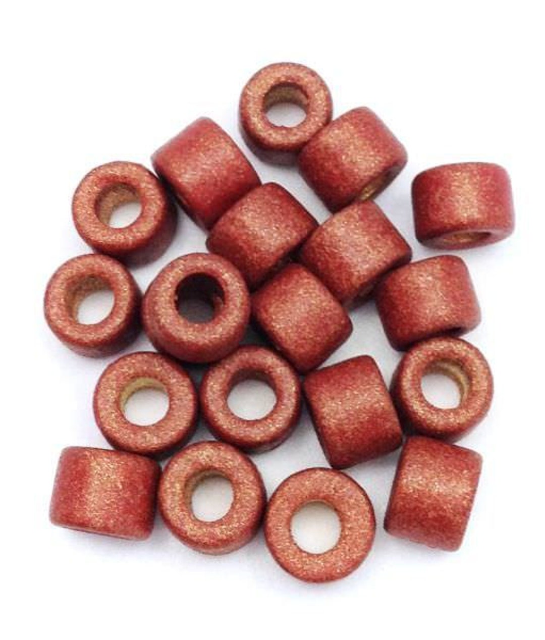 Ceramic Tubes Ceramic Cylinder Reddish Brown Metallic 6 Mm Etsy