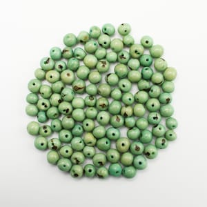 Acai beads mint green 6-14 mm 100 pieces Azai beads with error nai image 1