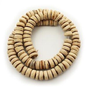 Coconut beads tiger 3-4 mm heishi 1 XL strand brown beads coco beads natural beads heishi beads spacer beads eco friendly 3 mm beads