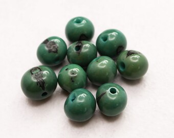 Azai beads aqua 5 mm 10pcs seed beads acai beads round beads aquamarine acai beads