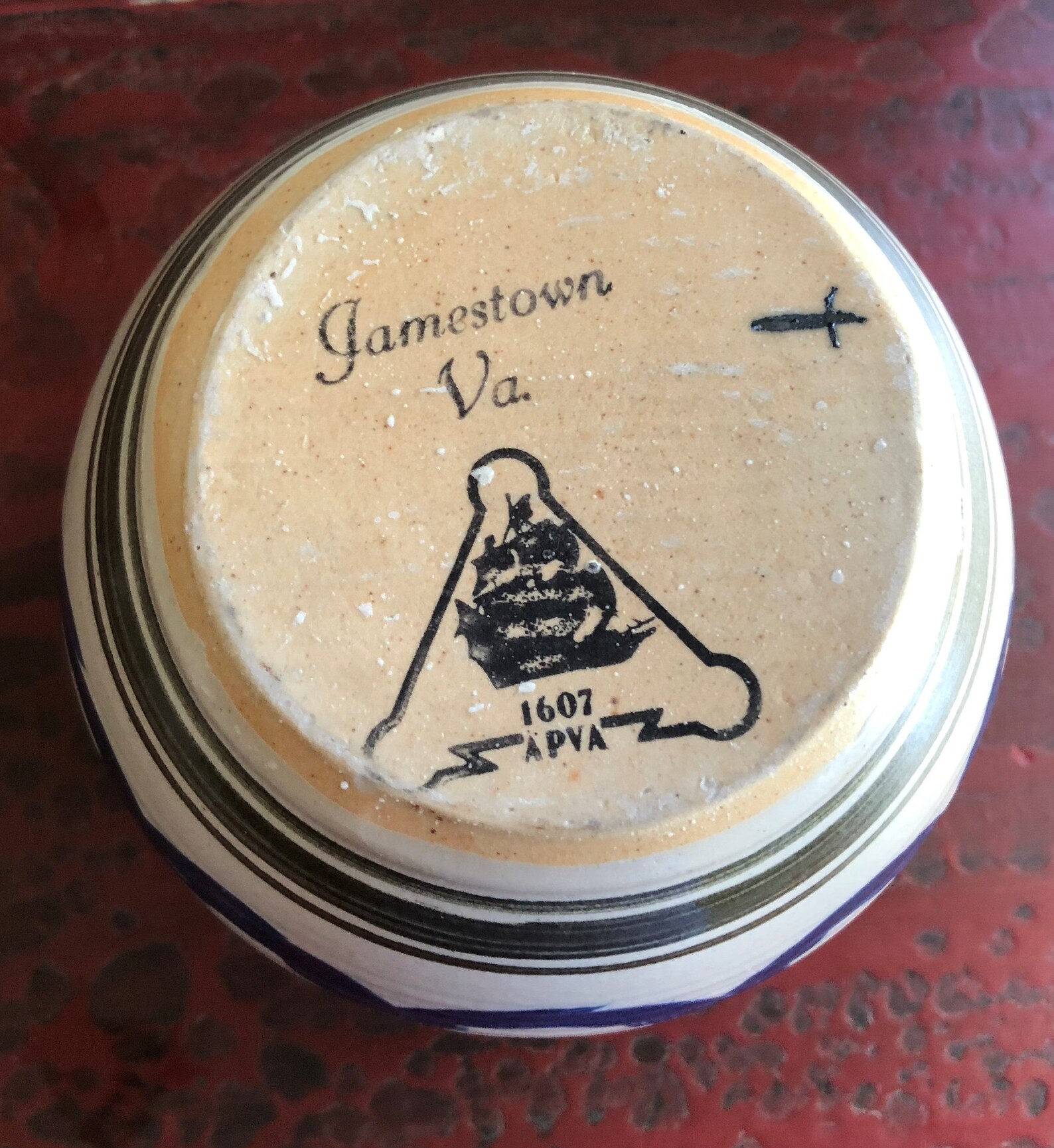 Vintage Signed Jamestown VA. Pottery Bowl Salt Glaze Crock Etsy