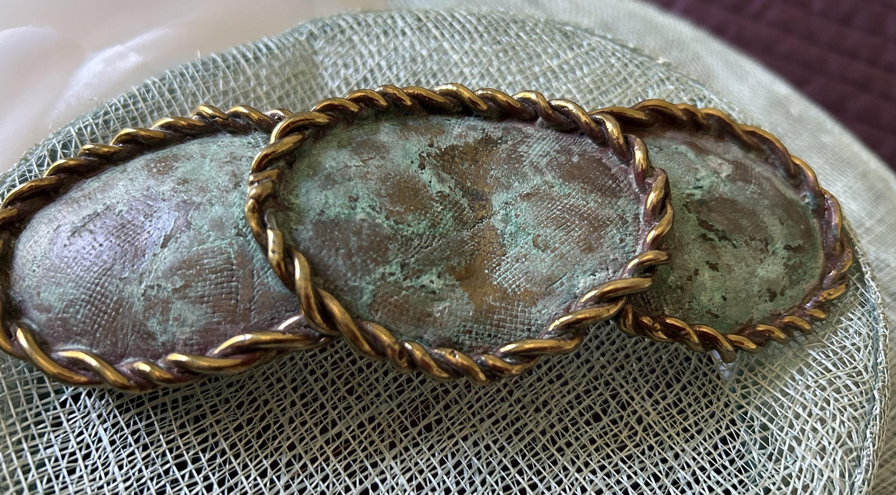 1980\'s Elaine Coyne Santa Fe Collection Artisan Metal Heart Buckle Black Belt Reduced Price Designer Signed 1980 main image 2