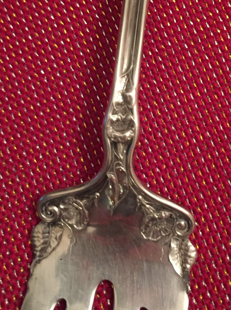 1881 Rogers A1 Silverplated Leyland Design Meat Fork Holiday Etsy