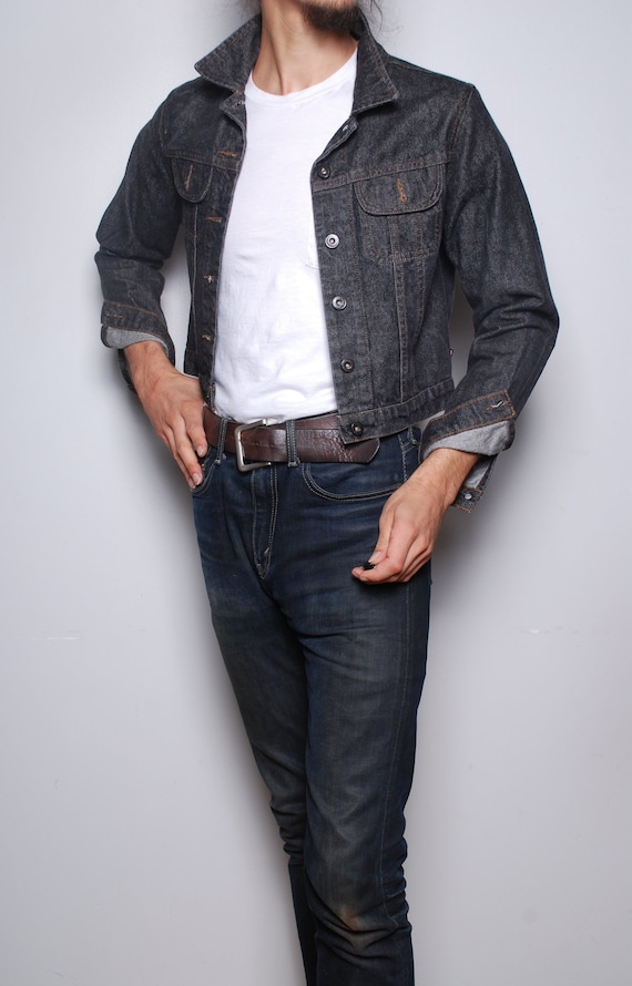 mens polo jean jacket