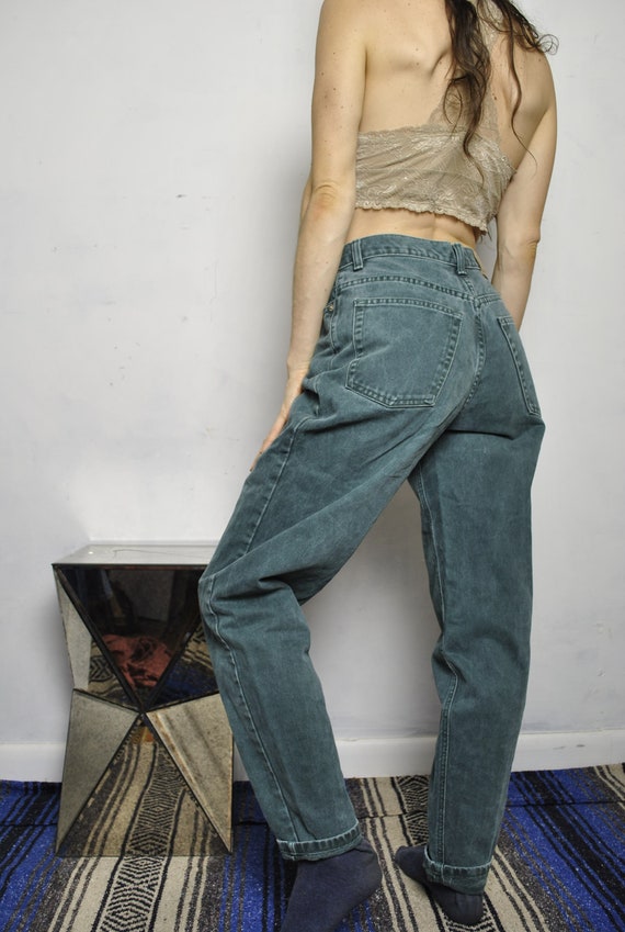 VINTAGE 90's ABERCROMBIE \u0026 Fitch green 