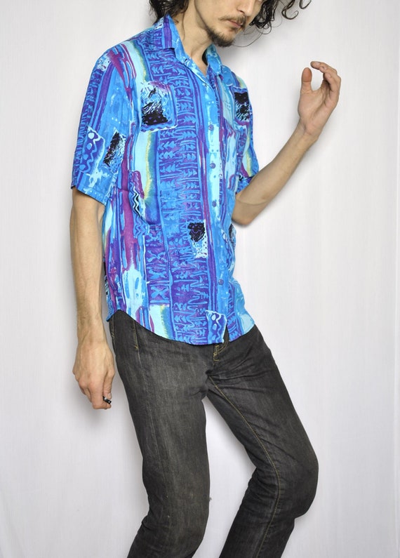 VINTAGE BOBBI BROOKS abstract psychedelic hawaiian