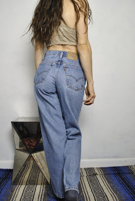 550 ORANGE Tab Jeans // 29 x 30 | Etsy