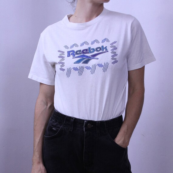 reebok t shirt blue