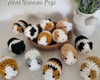 Mini Cute Crochet Guinea Pig - Handmade Pet Plushie Gift by IncyWincyMe Creations