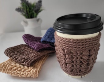 Manchon pour tasse à café au crochet Cosy - Produit fini