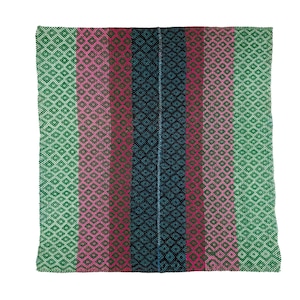FRAZADA BLANKET | Large Peruvian textile hand woven in the Andes with sheep wool and alpaca  | Can be used as a rug, a throw or a tapestry