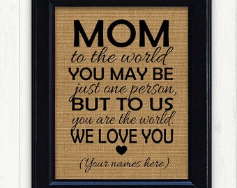 mom birthday from daughter gifts for mother personalized mom etsy