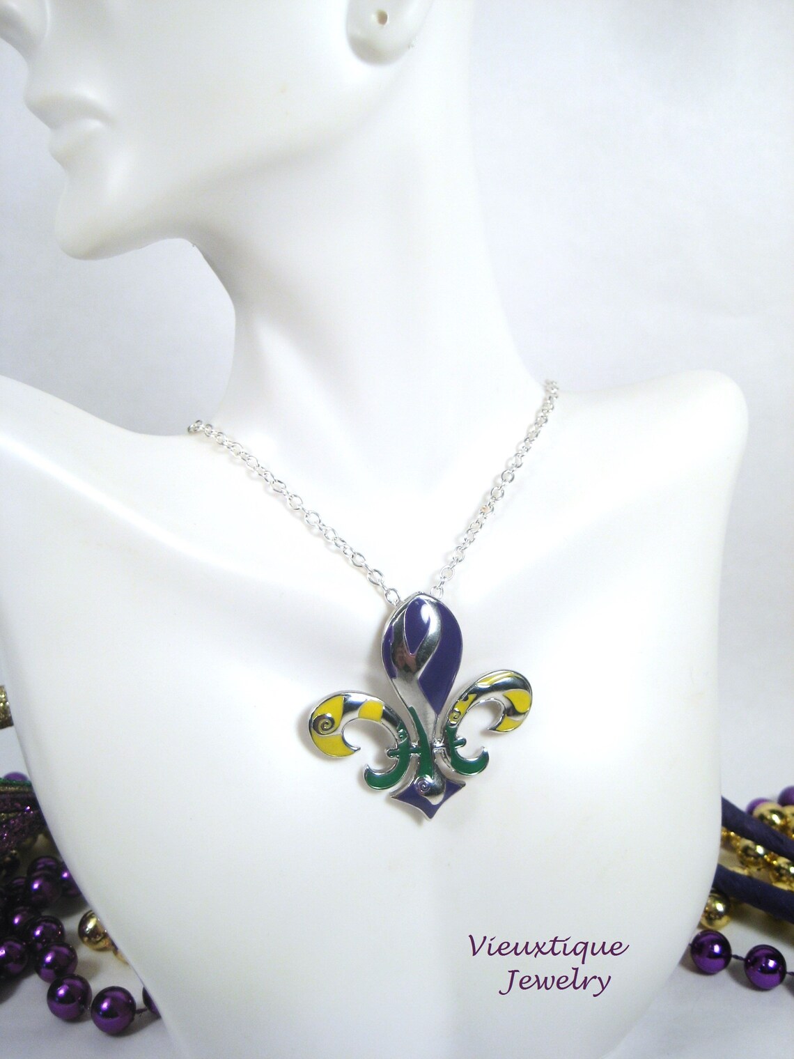 statement necklaces mardi gras