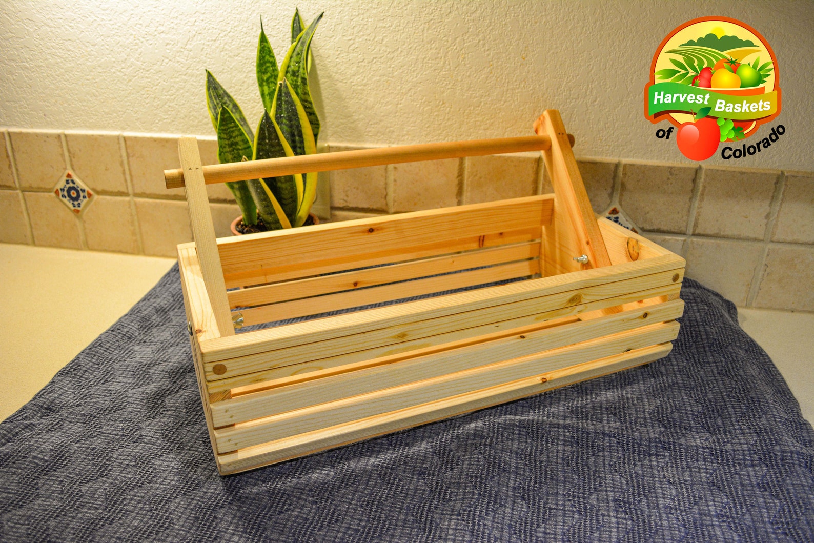 Handmade Wooden Garden Basket garden Hod Vegetable Carrier Etsy