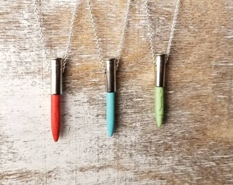 Spike .22 Calibre Bala Collares de Lanza - Múltiples colores disponibles