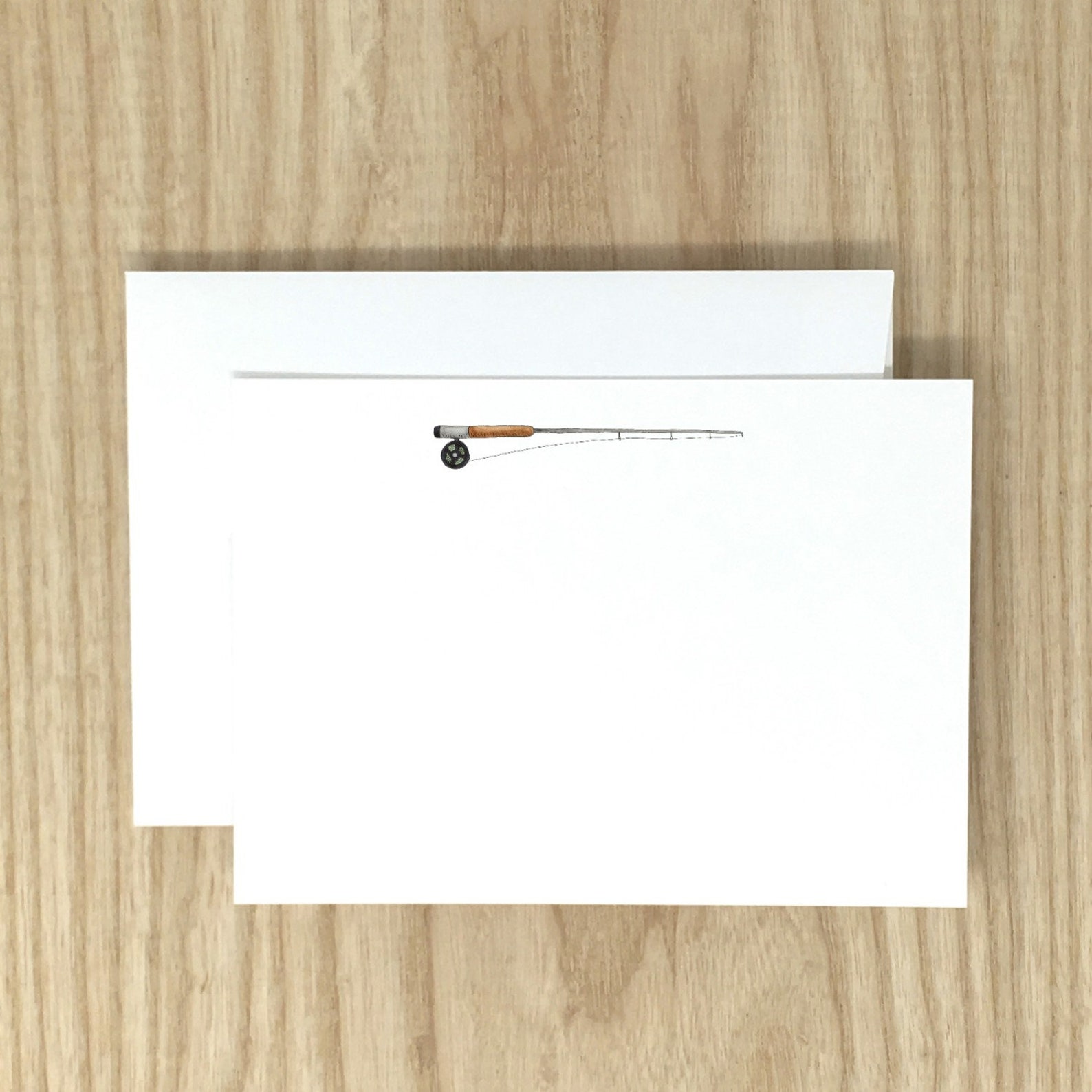 Fly Rod // Fly Fishing // Note Cards // High Quality // Etsy