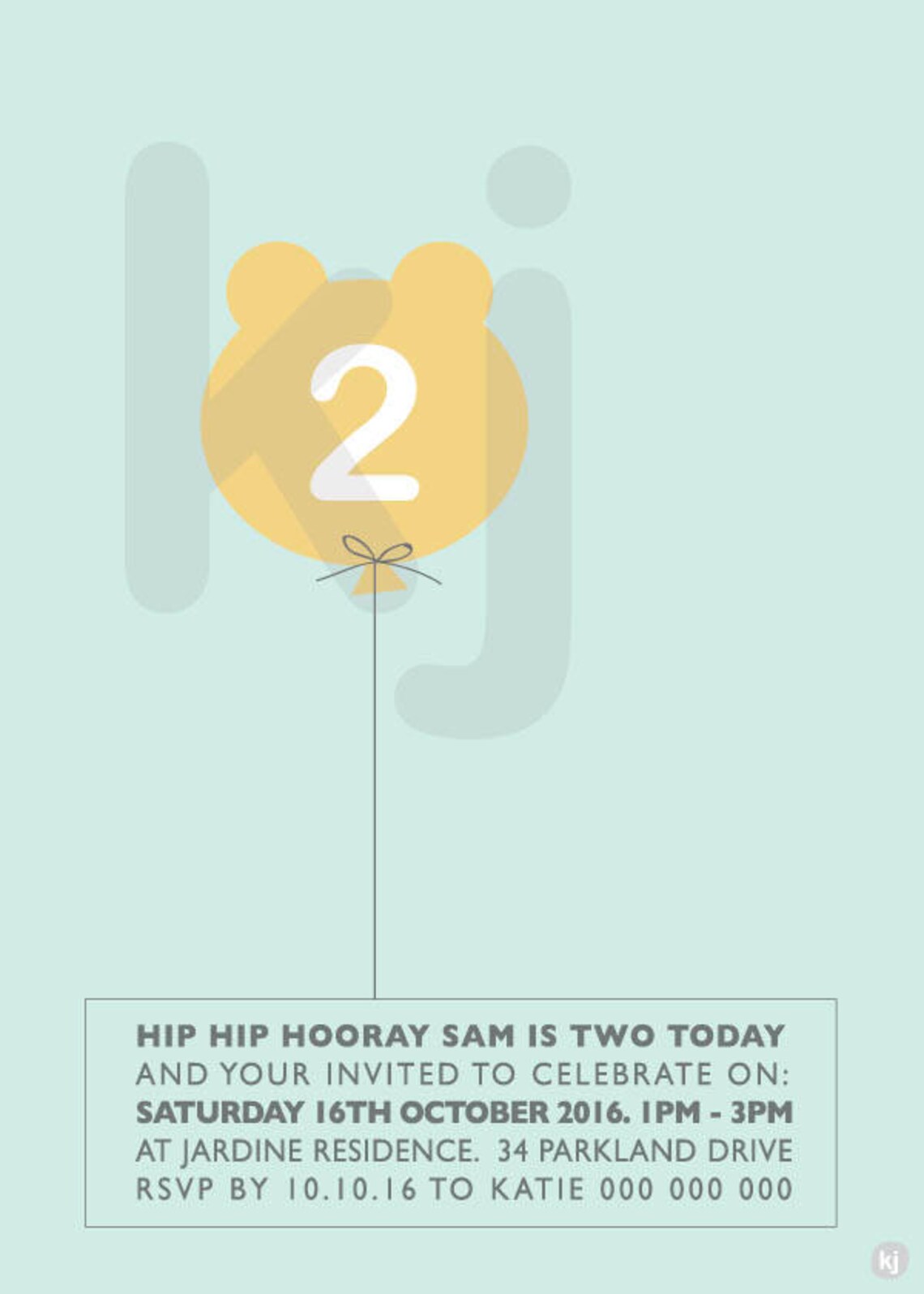 Boys Invitation Kids Invitation Printable Invitation - Etsy