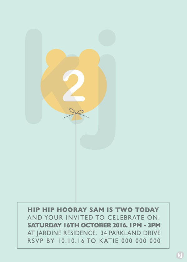 Boys Invitation Kids Invitation Printable Invitation - Etsy