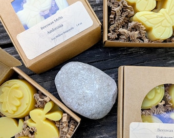 Frühling Wachs Melts, Bienenwachs Melts, Ungiftig, 4er Pack