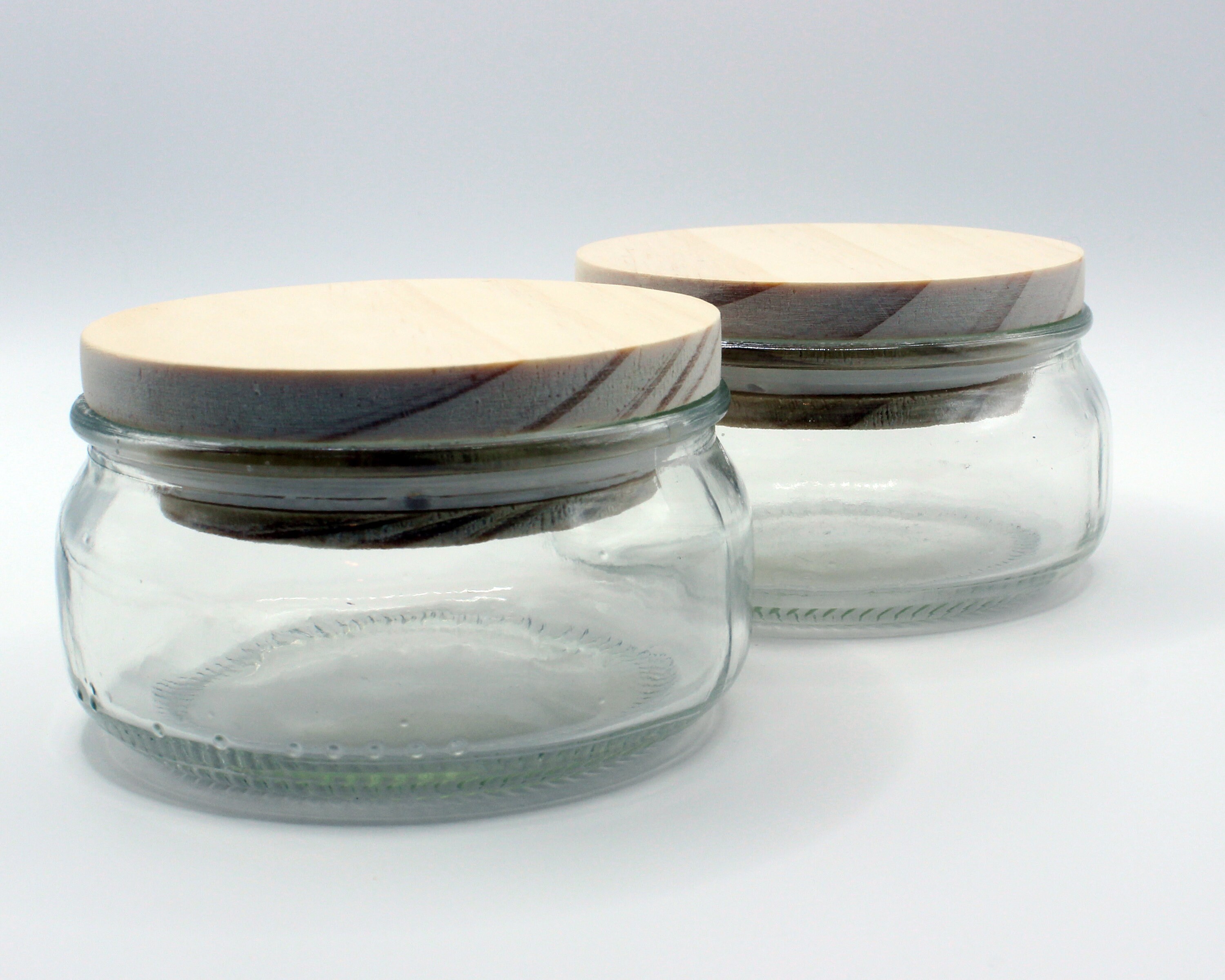 Wooden Lids for Oui Jars Larger Size Etsy
