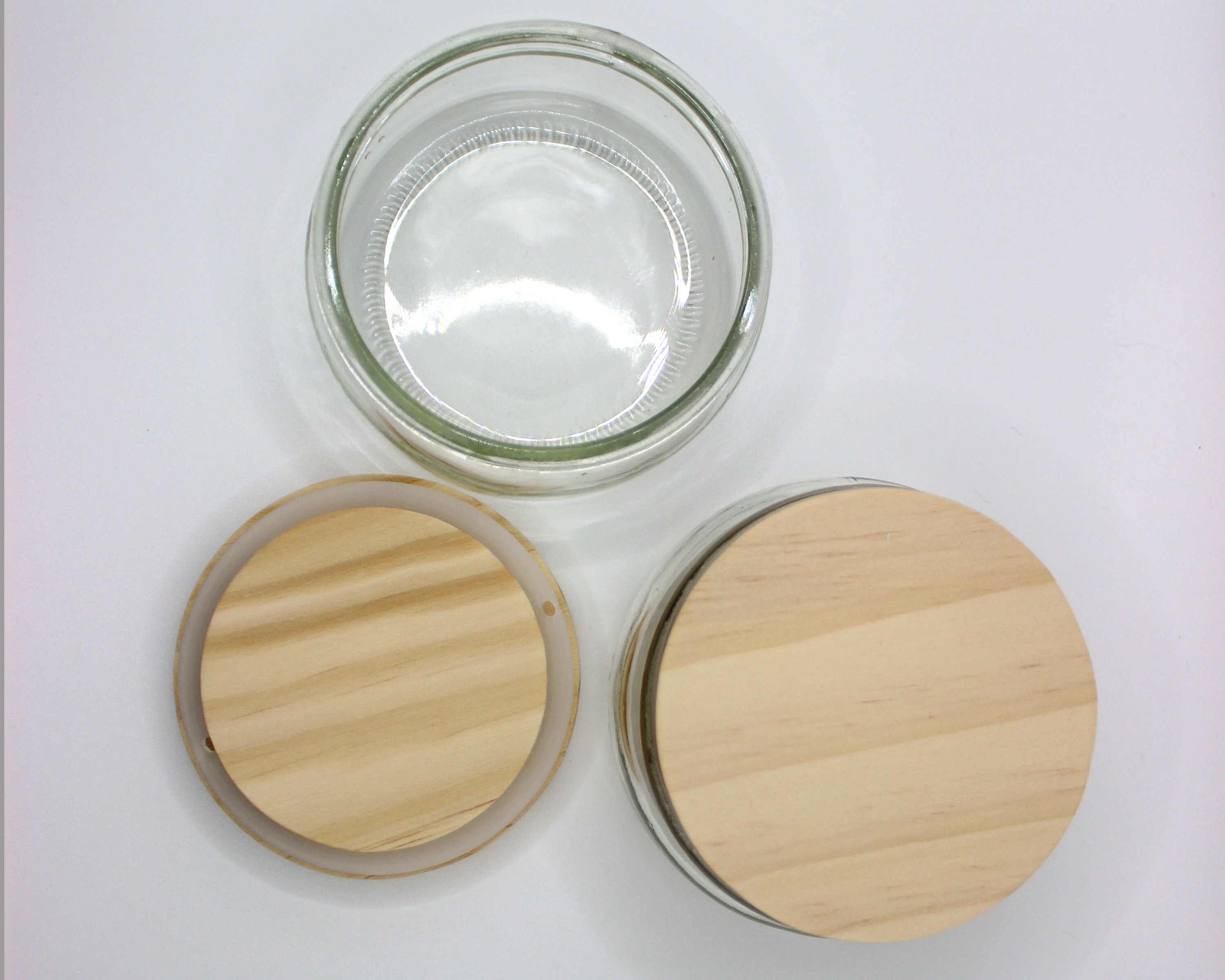 Wooden Lids for Oui Jars Larger Size Etsy