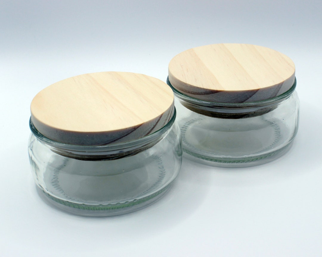 Wooden Lids for Oui Jars Larger Size Etsy
