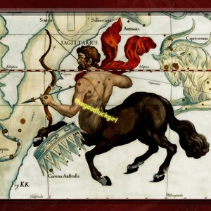 Instant Download HOROSCOPE Sign *SAGITTARIUS* November 22 - December 21 ZODIAC Art Print Picture Downloadable