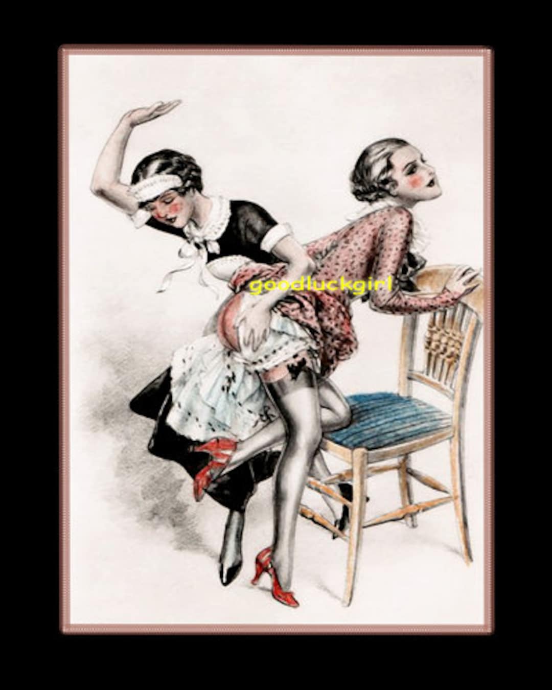 Instant Download THE SPANKING Vintage 1920s La picture image