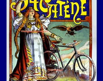 Cycles Clément, Paris- Original Vintage Poster - Authentic Vintage Posters