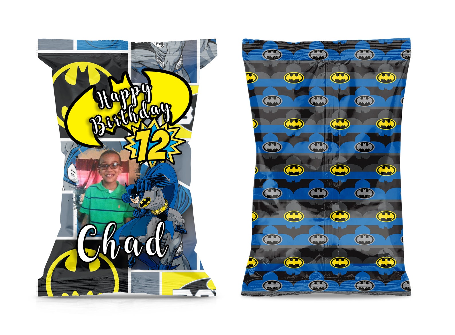 Batman Chip/Treat Bag | Etsy