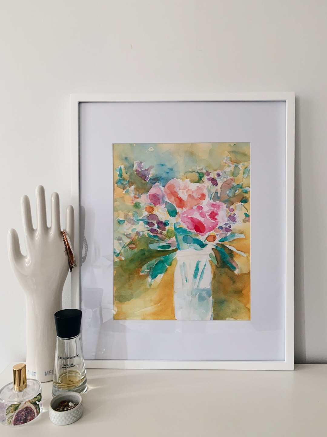 Floral Wall Art, Watercolor Painting, Art Print, Wall Art, Floral Print