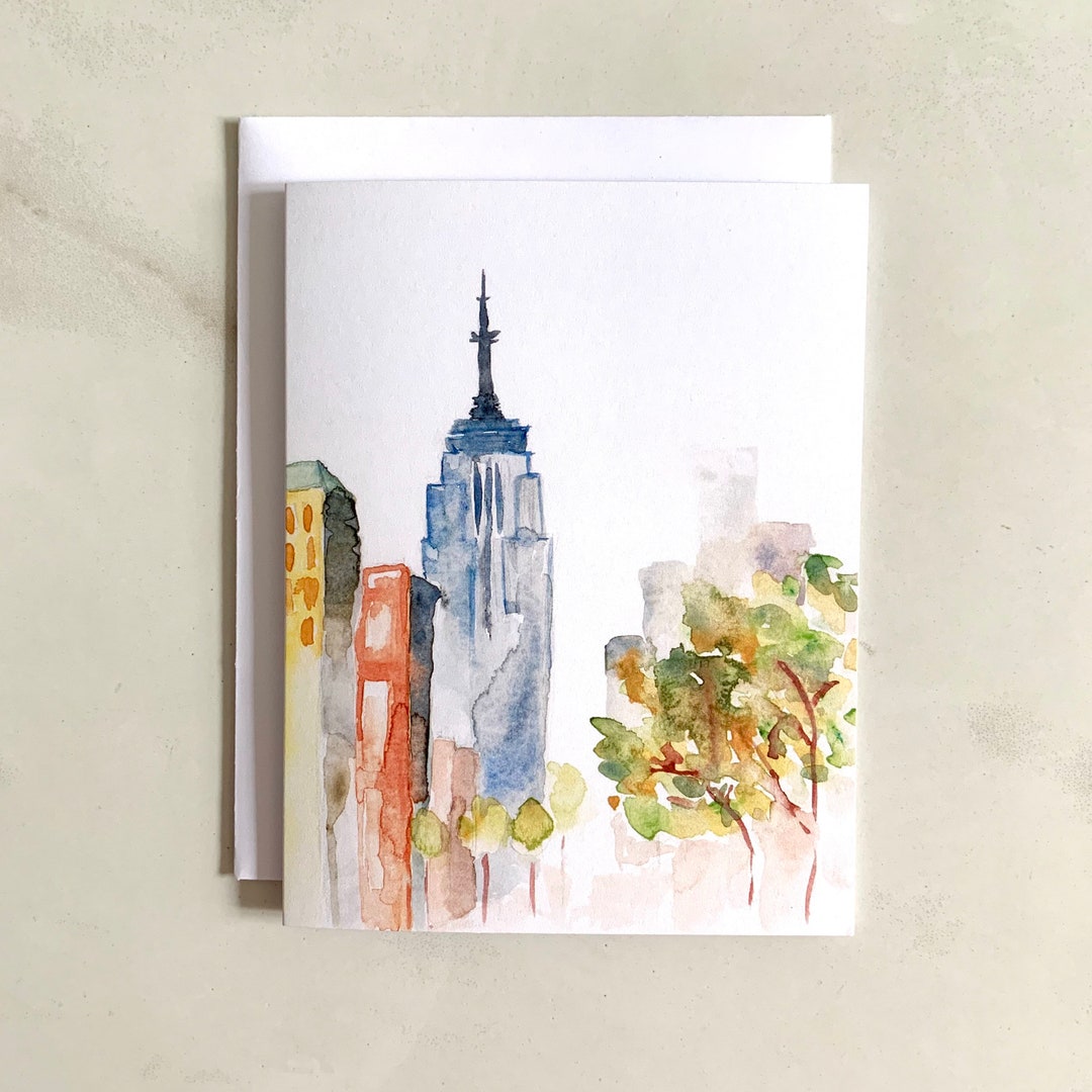 Empire State Greeting Card, NYC Cards, New York City Greeting Card