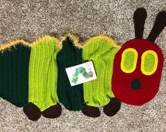 Hungry Caterpillar Blanket Crochet PDF PATTERN ONLY