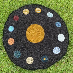 Solar System Blanket Crochet PDF PATTERN ONLY
