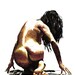 REMORSE Fine art signed giclée print Beautiful nude bare naked body long hair female lady Sensual passionate erotic sexy ass rear behind bum 