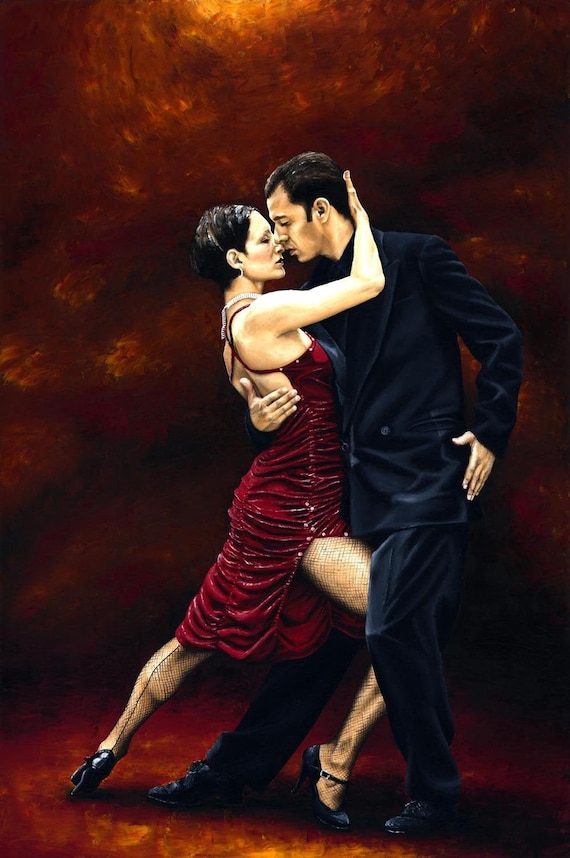 THAT TANGO MOMENT Fine Art Signed Contemporary Giclée Print - Etsy Denmark