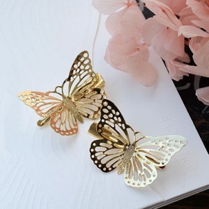 Girl 3.5 Pulgadas Cinta Rizada Cork Cabello Butterfly Clip 1 Girl 3.5 Pulgadas Cinta Rizada Cork Cabello Butterfly Clip 1