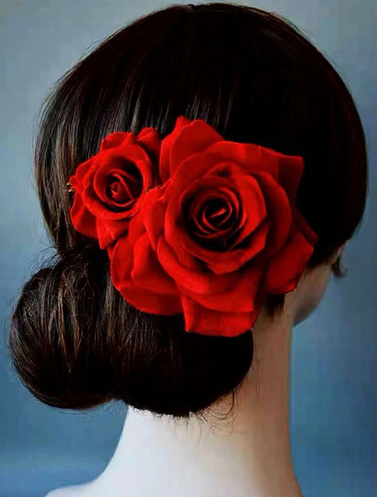 Buy Pack of 1Hair Clips RED ROSE FLOWER HAIRCLIPS Hair Pins Hair Clips Hair  Accessories Bun Maker for Women and Girls Online at Low Prices in India -  Amazon.in