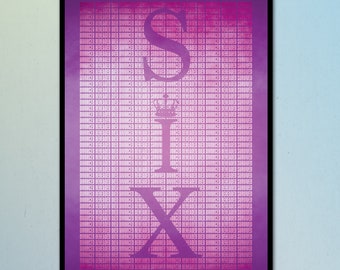 Six the musical - Lyric Poster