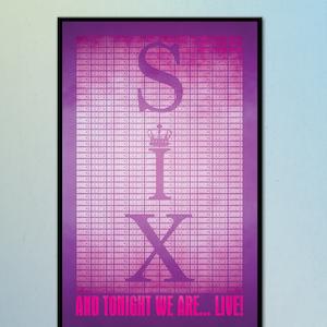 Six the musical - Lyric Poster