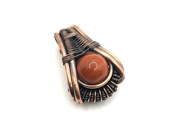 Red Fire Azeztulite gemstone pendant. Power & Passion
