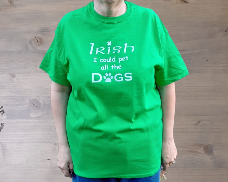 Irish Dog Shirt Pet All the Dogs Funny Irish Tshirt Dog Etsy