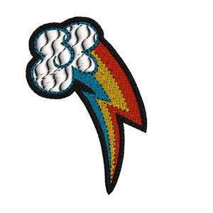 INSTANT-Machine Embroidery Design Download~my little pony~cutie mark~MLP~FIM~Brony~beauty~cute~Rainbow Dash~MaryMeridius