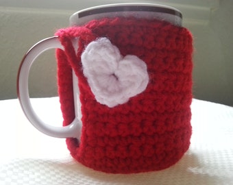 Mug cozy - Hand crocheted