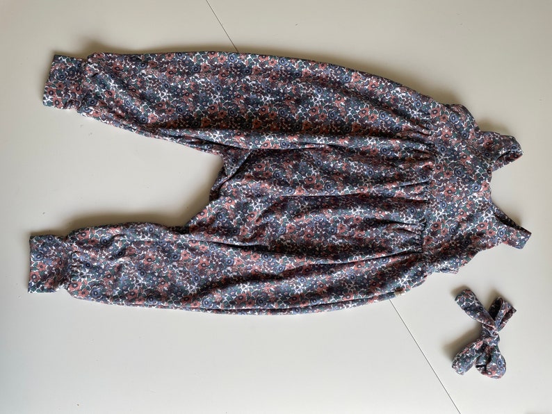 Boho toddler girls romper botanical floral cozy knit with adjustable straps newborn 3 month 6m 9m 12m 18m 2t 3t 4t 5t 6t image 10