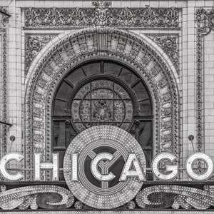 Chicago Theatre Neon Sign, Chicago Wall Art, Chicago Photography, Canvas Wall Art, Chicago Poster, Photo Art Framed, Large Wall Art,