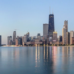 Chicago Wall Art, Chicago Photography, Chicago Skyline, Photo Print, Canvas Print, Up to 48x32