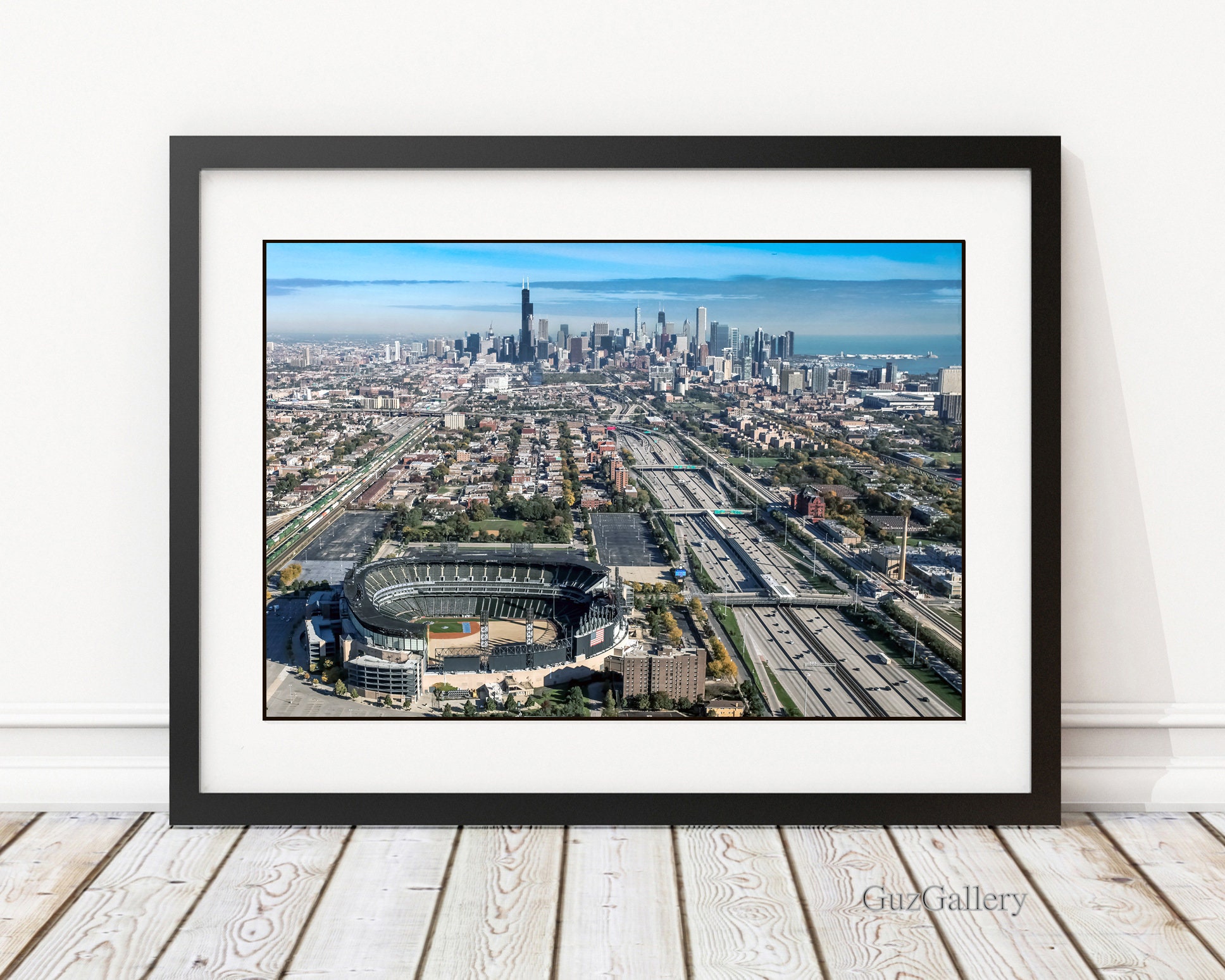 Chicago White Sox/U.S. Cellular Field Wall Mural, Sky Box Sports Scenes